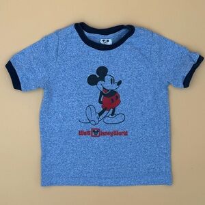 MICKEY‎ MOUSE WALT DISNEY WORLD RINGER T-Shirt kids size XS